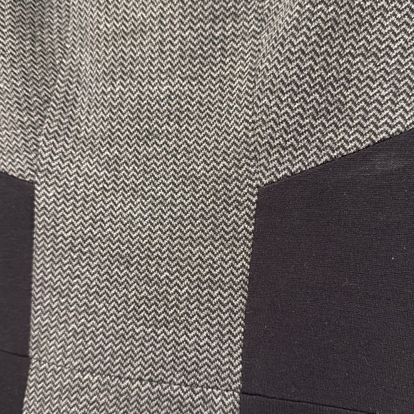 NYDJ Black & Gray Chevron Print Dress - Picture 3 of 4